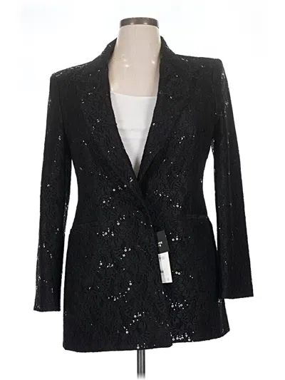 Pre-owned Zara Blazer Jacket In Black