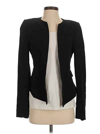 Pre-owned Zara Blazer Jacket In Black