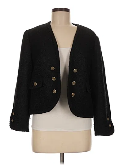 Pre-owned Zara Blazer Jacket In Black