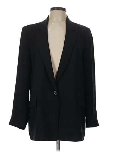 Pre-owned Zara Blazer Jacket In Black