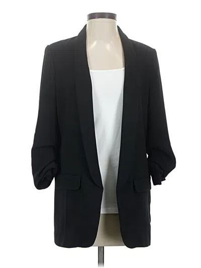 Pre-owned Zara Blazer Jacket In Black