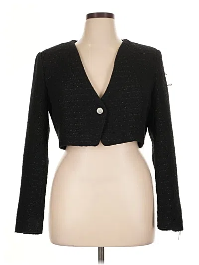 Pre-owned Zara Blazer Jacket In Black