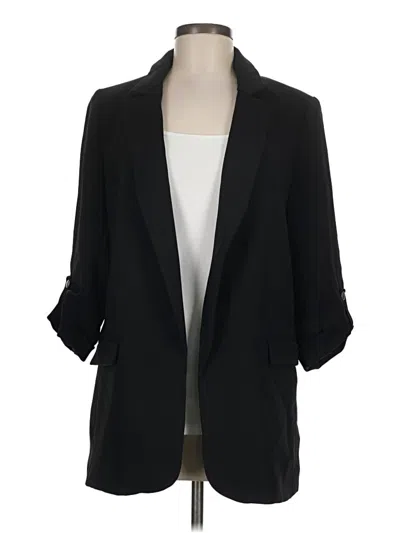 Pre-owned Zara Blazer Jacket In Black