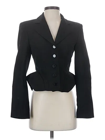 Pre-owned Zara Blazer Jacket In Black