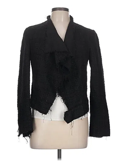 Pre-owned Zara Blazer Jacket In Black