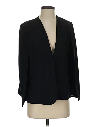 Pre-owned Zara Blazer Jacket In Black