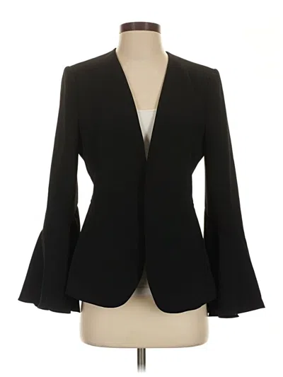 Pre-owned Zara Blazer Jacket In Black