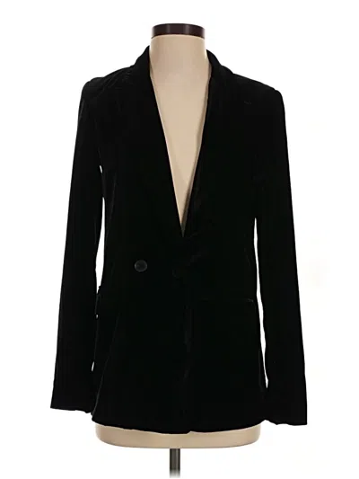 Pre-owned Zara Blazer Jacket In Black