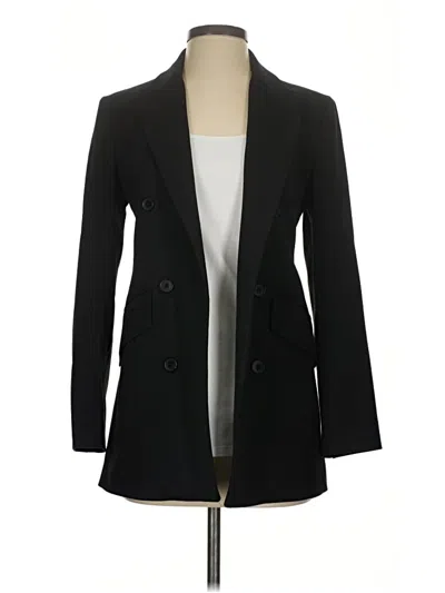 Pre-owned Zara Blazer Jacket In Black
