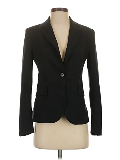 Pre-owned Zara Blazer Jacket In Black