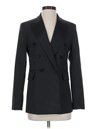 Pre-owned Zara Blazer Jacket In Black