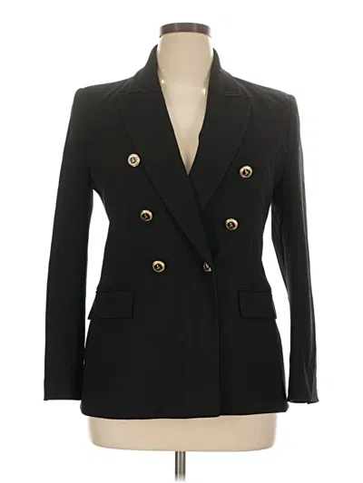 Pre-owned Zara Blazer Jacket In Black