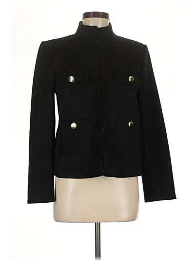 Pre-owned Zara Blazer Jacket In Black