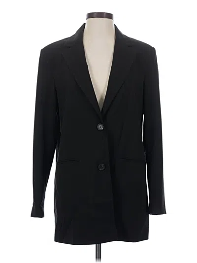 Pre-owned Zara Blazer Jacket In Black