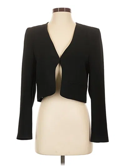 Pre-owned Zara Blazer Jacket In Black