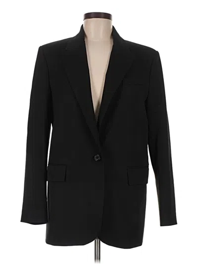 Pre-owned Zara Blazer Jacket In Black