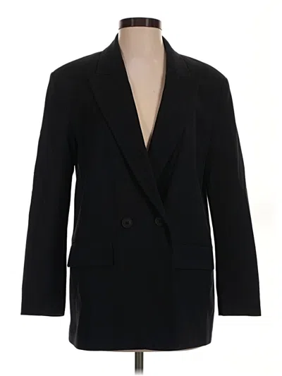 Pre-owned Zara Blazer Jacket In Black