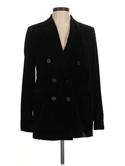 Pre-owned Zara Blazer Jacket In Black