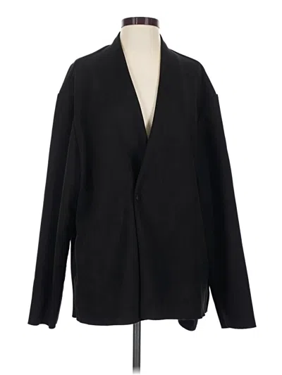 Pre-owned Zara Blazer Jacket In Black