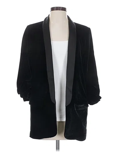 Pre-owned Zara Blazer Jacket In Black
