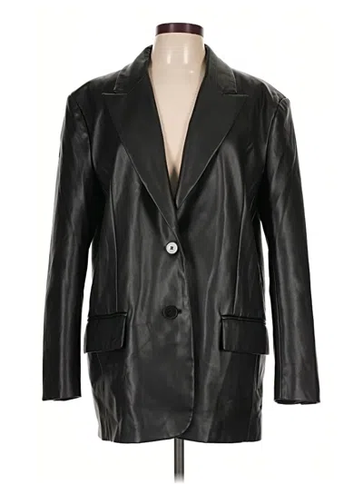 Pre-owned Zara Blazer Jacket In Black