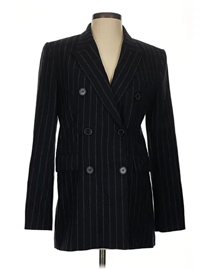 Pre-owned Zara Blazer Jacket In Black
