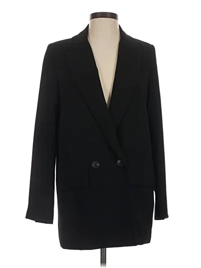 Pre-owned Zara Blazer Jacket In Black