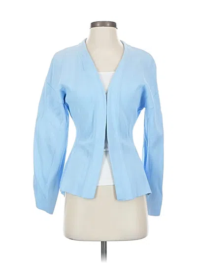 Pre-owned Zara Blazer Jacket In Blue