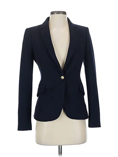 Pre-owned Zara Blazer Jacket In Blue