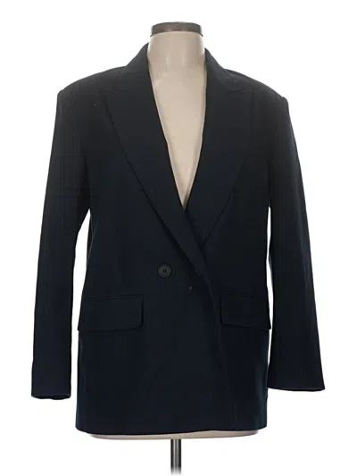 Pre-owned Zara Blazer Jacket In Blue