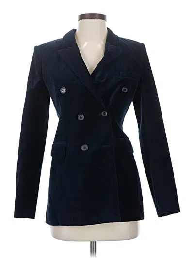 Pre-owned Zara Blazer Jacket In Blue