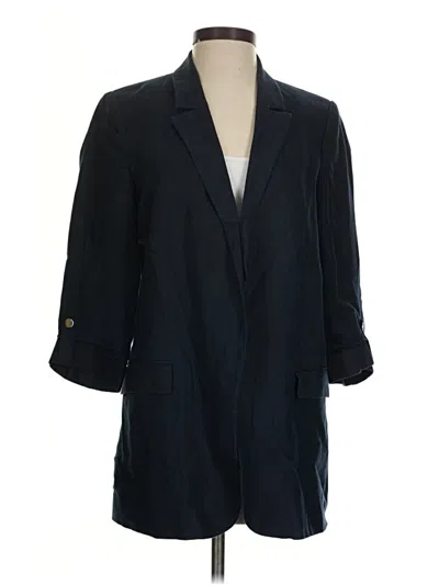 Pre-owned Zara Blazer Jacket In Blue