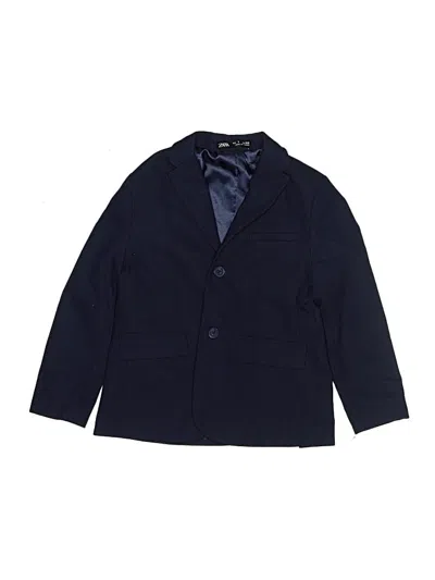Pre-owned Zara Kids' Blazer Jacket In Blue