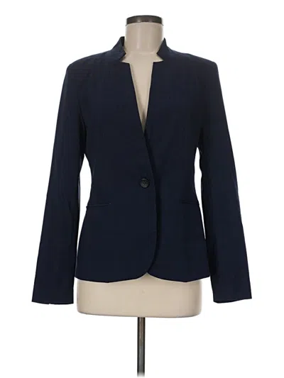 Pre-owned Zara Blazer Jacket In Blue