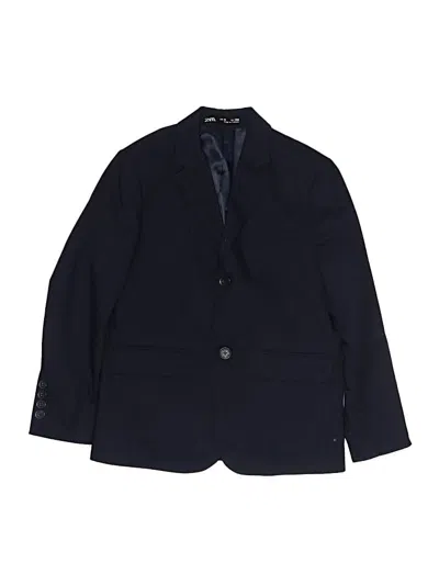 Pre-owned Zara Kids' Blazer Jacket In Blue