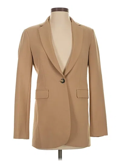 Pre-owned Zara Blazer Jacket In Brown