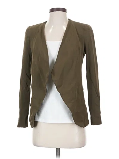 Pre-owned Zara Blazer Jacket In Brown