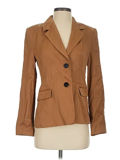 Zara Blazer Jacket In Brown