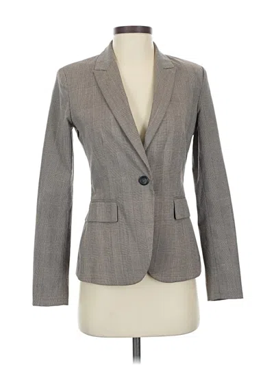Pre-owned Zara Blazer Jacket In Gray