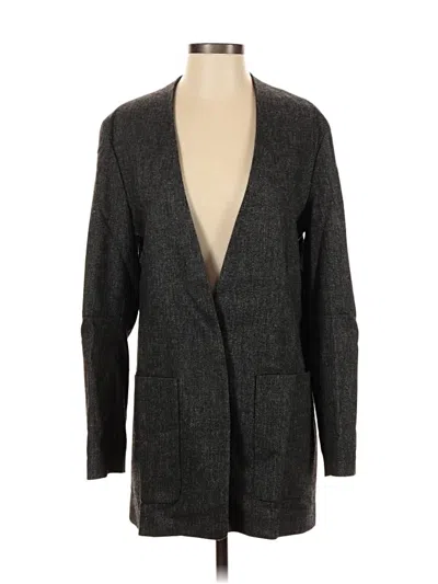 Pre-owned Zara Blazer Jacket In Gray
