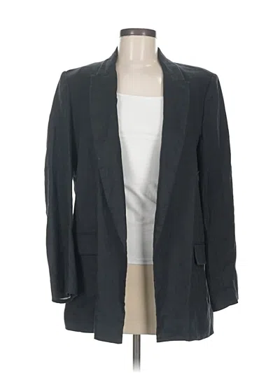 Pre-owned Zara Blazer Jacket In Gray