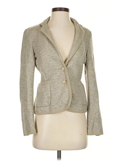 Pre-owned Zara Blazer Jacket In Gray