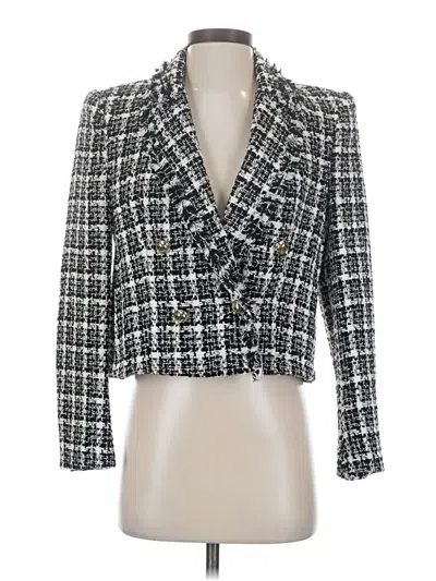 Pre-owned Zara Blazer Jacket In Gray