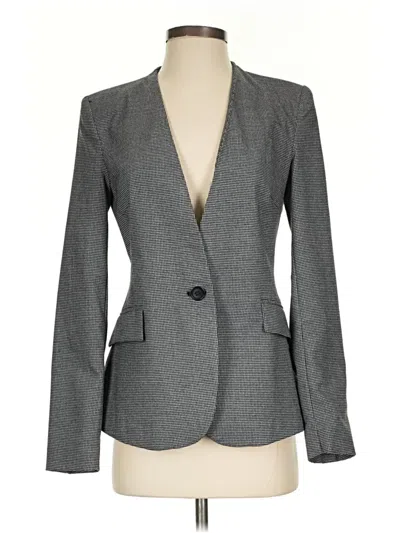 Pre-owned Zara Blazer Jacket In Gray