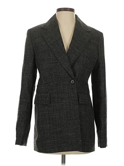 Zara Blazer Jacket In Gray
