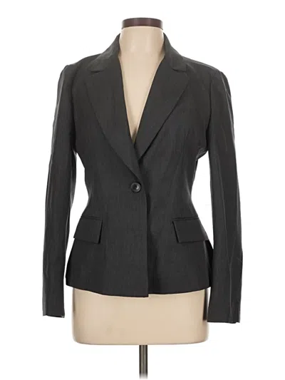 Pre-owned Zara Blazer Jacket In Gray