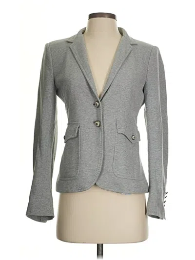 Pre-owned Zara Blazer Jacket In Gray