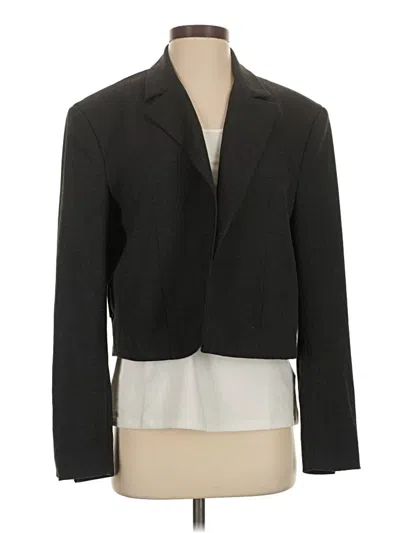 Pre-owned Zara Blazer Jacket In Gray