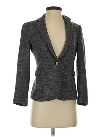 Pre-owned Zara Blazer Jacket In Gray