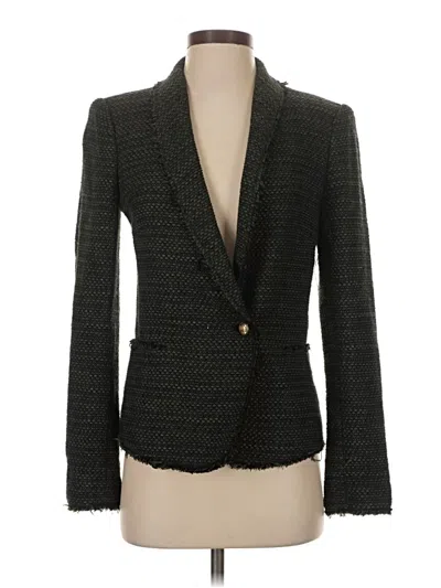 Pre-owned Zara Blazer Jacket In Gray